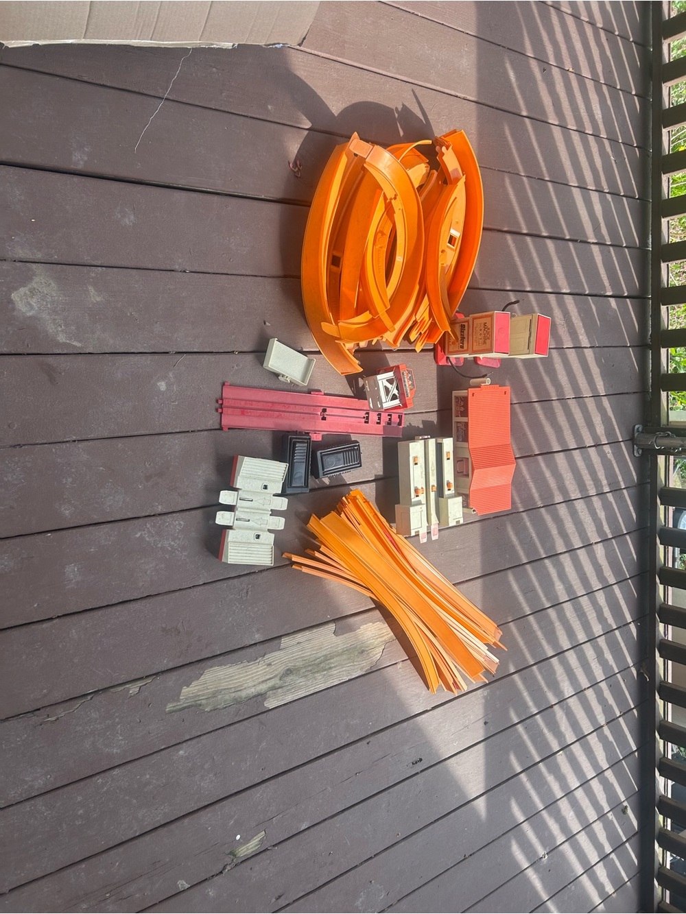 Vintage 1968 supercharge Hot Wheels Track and Accessories set